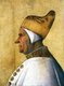 Giovanni Mocenigo (1409 – September 14, 1485), Pietro Mocenigo's brother, was doge of Venice from 1478 to 1485. He fought at sea against the Ottoman Sultan Mehmed II and on land against Ercole I d'Este, Duke of Ferrara, from whom he recaptured Rovigo and the Polesine. He was interred in the Basilica di Santi Giovanni e Paolo, a traditional burial place of the doges.
